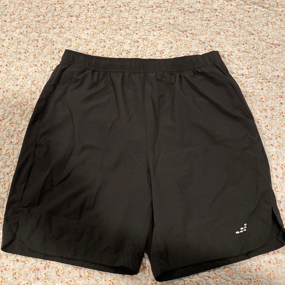 Black gym shorts